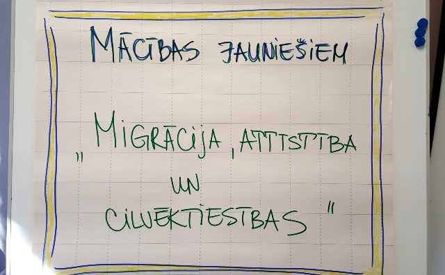 Mācības Rīgas jauniešiem „Migrācija, attīstība un cilvēktiesības”