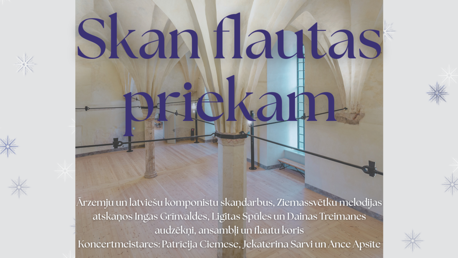 Jāzepa Mediņa Rīgas 1. mūzikas skolas flautas klases audzēkņi aicina uz koncertu