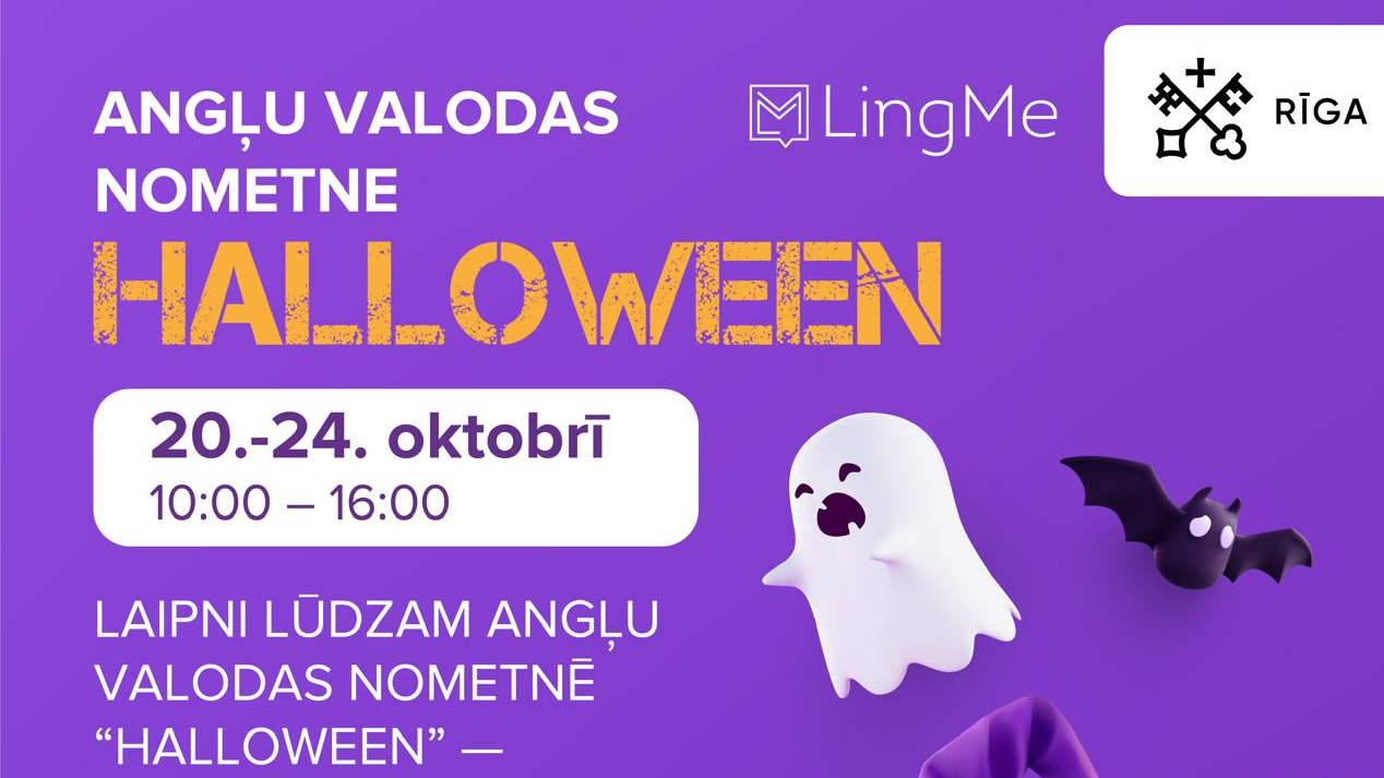 Angļu valodas nometne “Halloween”