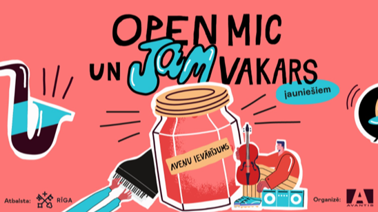 VAKARS MŪZIKAI – OTRAIS "YMH JAM SESSION" JAUNIEŠIEM 