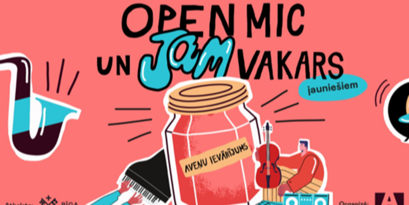 VAKARS MŪZIKAI – OTRAIS "YMH JAM SESSION" JAUNIEŠIEM 