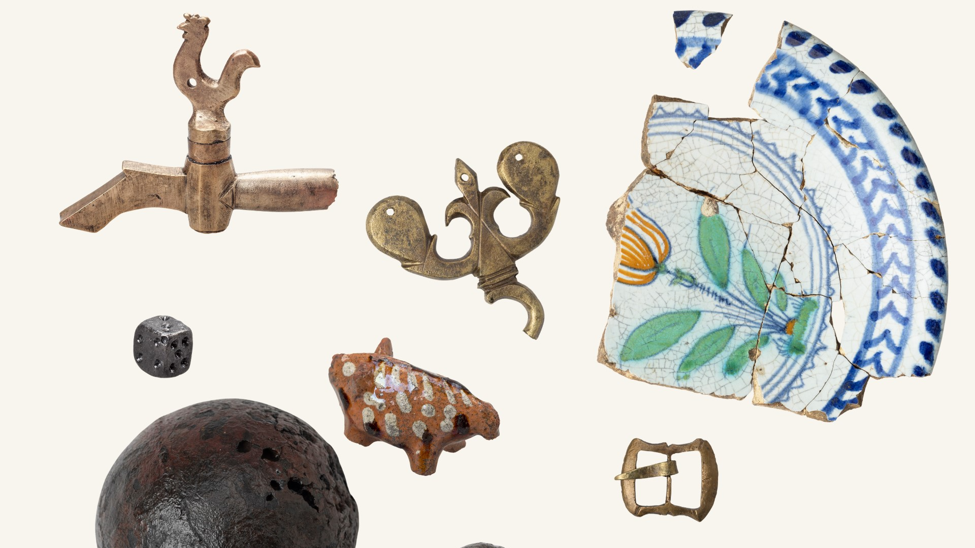 izstādes ekspozīcijas fragments