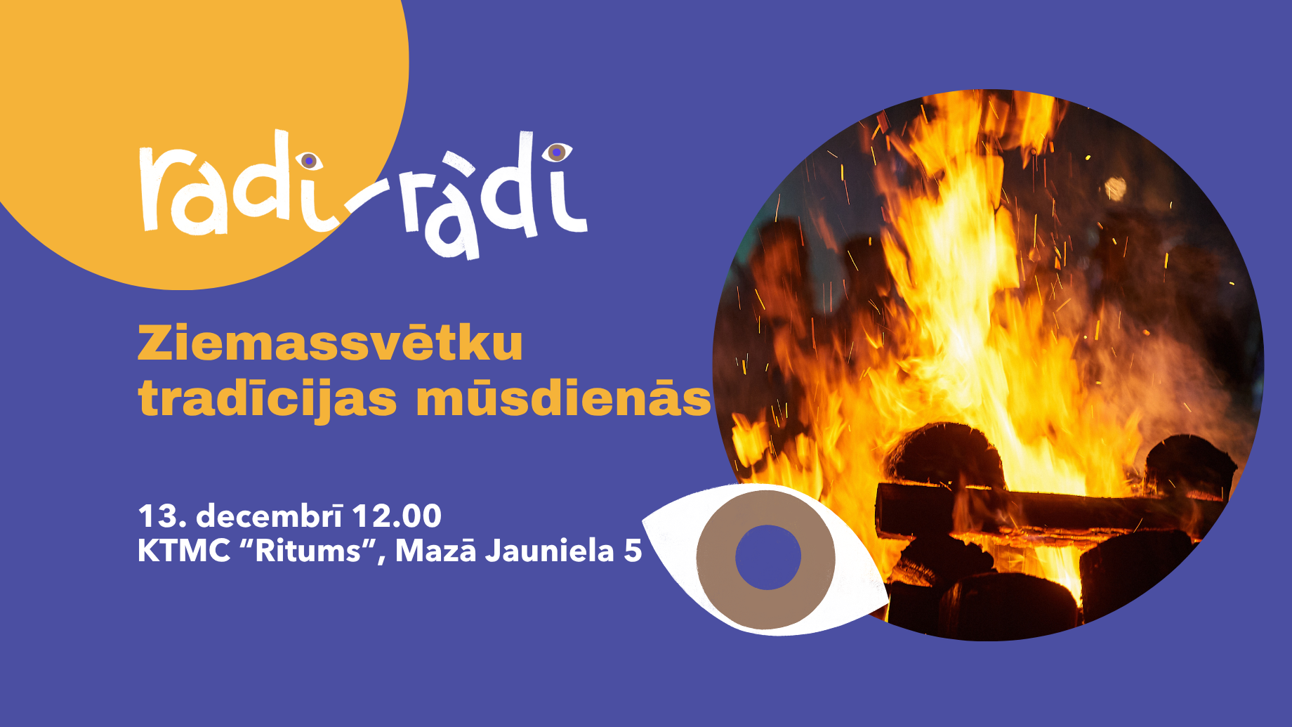 Notiks tradicionālās kultūras pasākums par Ziemassvētku tradīcijām mūsdienās