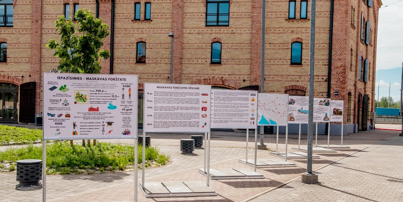 Spīķeros atklāta brīvdabas galerija “Iepazīsimies – Maskavas forštate”