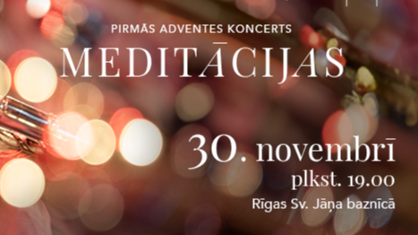 Pirmajā adventē Rīgas Sv. Jāņa baznīcā skanēs “meditācijas” mūzikā