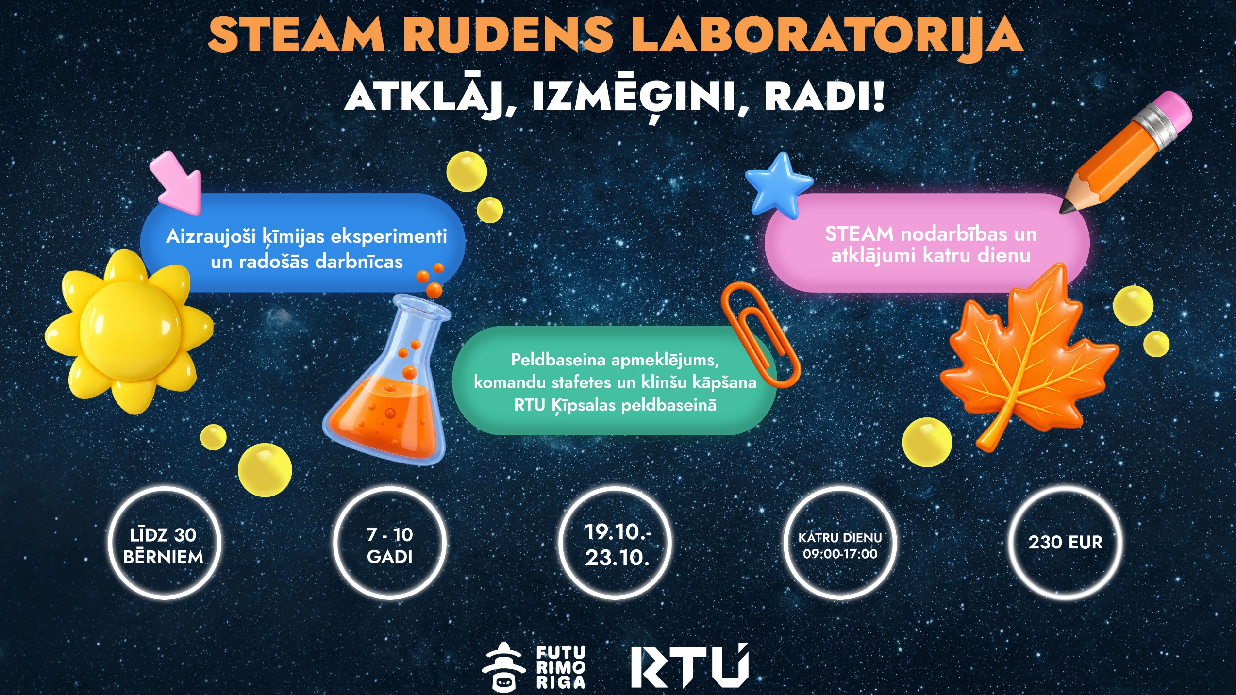 STEAM rudens laboratorija Futurimo Rīga