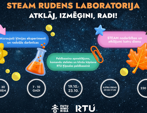 STEAM rudens laboratorija Futurimo Rīga