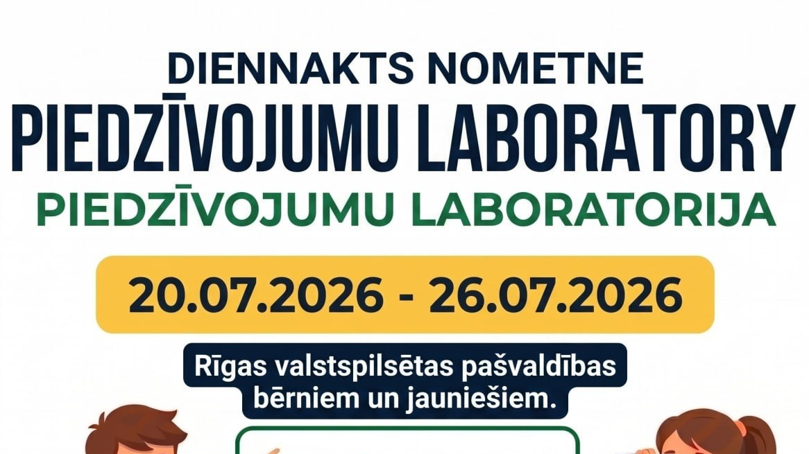 Vasaras nometne "Piedzīvojumu laboratorija"