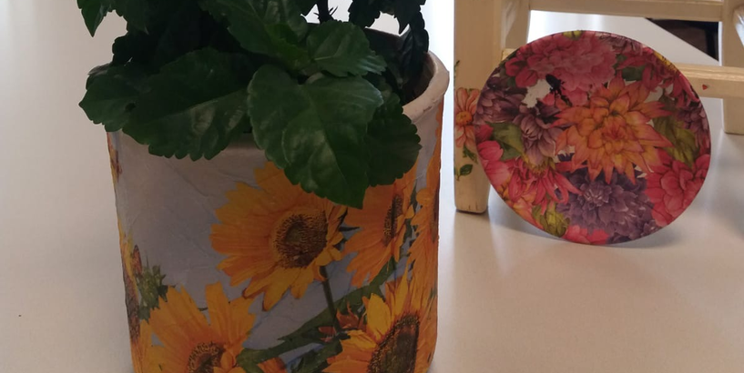 29. maijā aicinām uz radošo dekupāžas darbnīcu