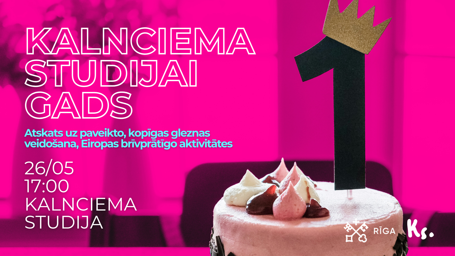 Rīgas jauniešu centram "Kalnciema studijai" gads