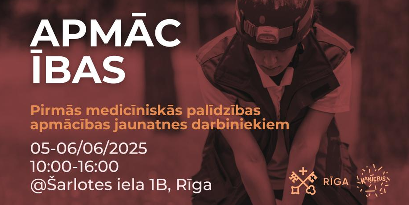Pirmās medicīniskās palīdzības apmācības jaunatnes darbiniekiem