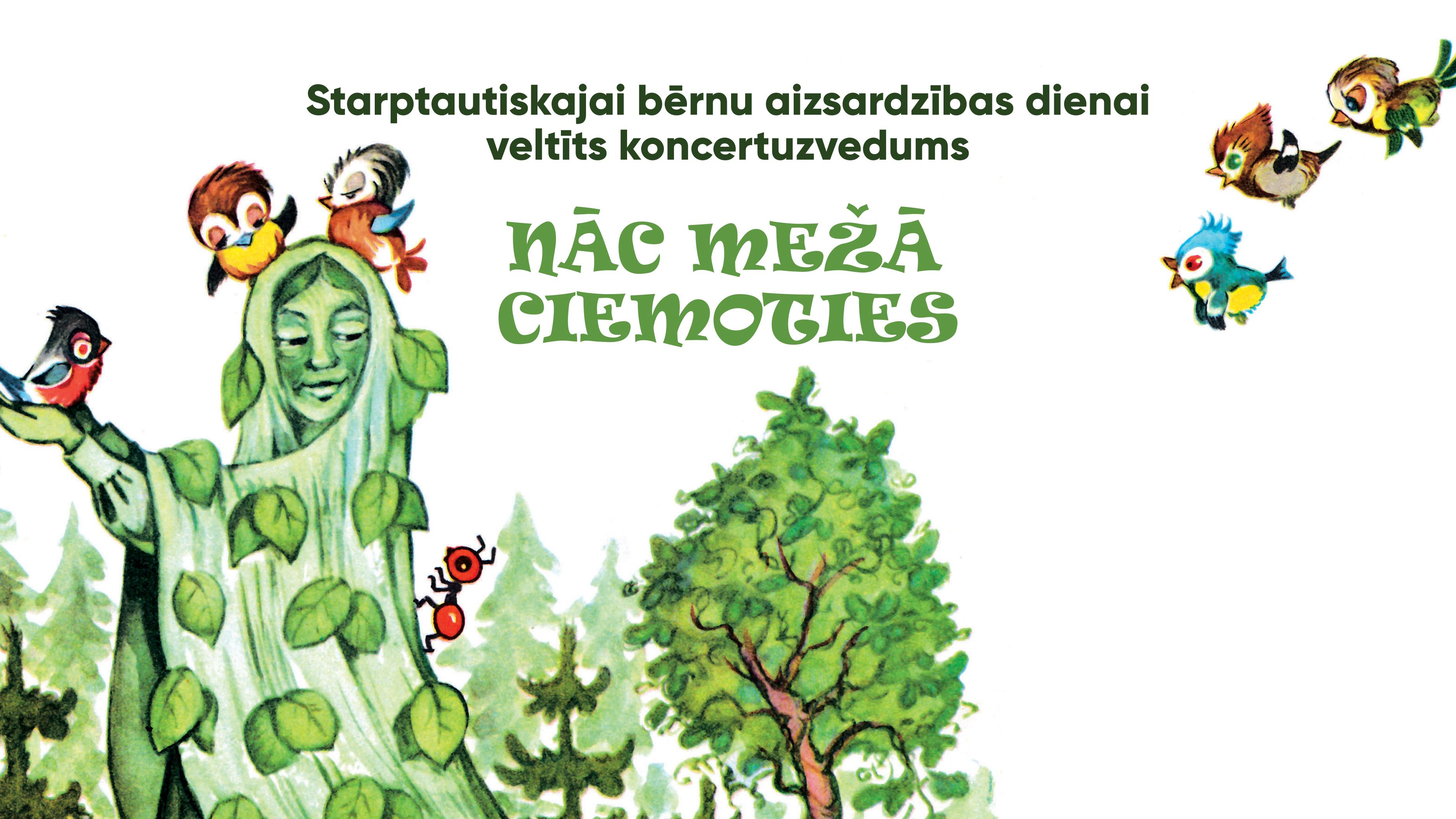 LU Botāniskajā dārzā notiks Starptautiskajai bērnu aizsardzības dienai veltīts koncertuzvedums “Nāc mežā ciemoties”