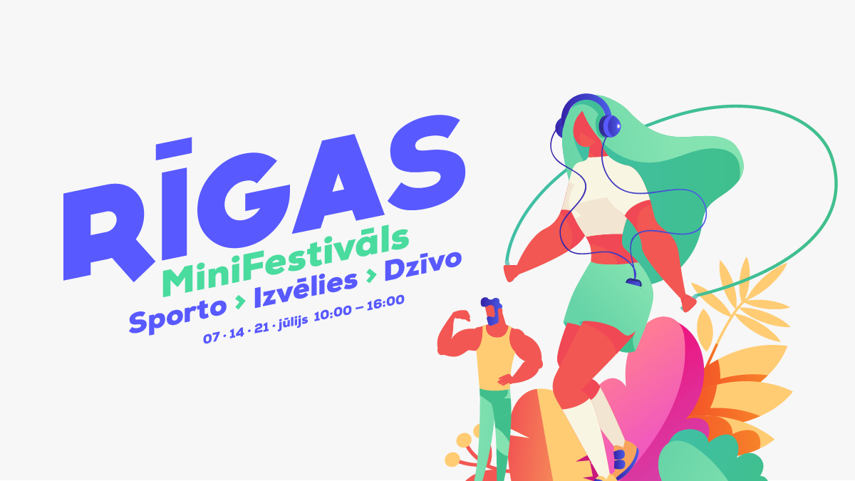 Jauniešus aicina pieteikties bezmaksas Rīgas minifestivālam ‘’Sporto – izvēlies – dzīvo!’’