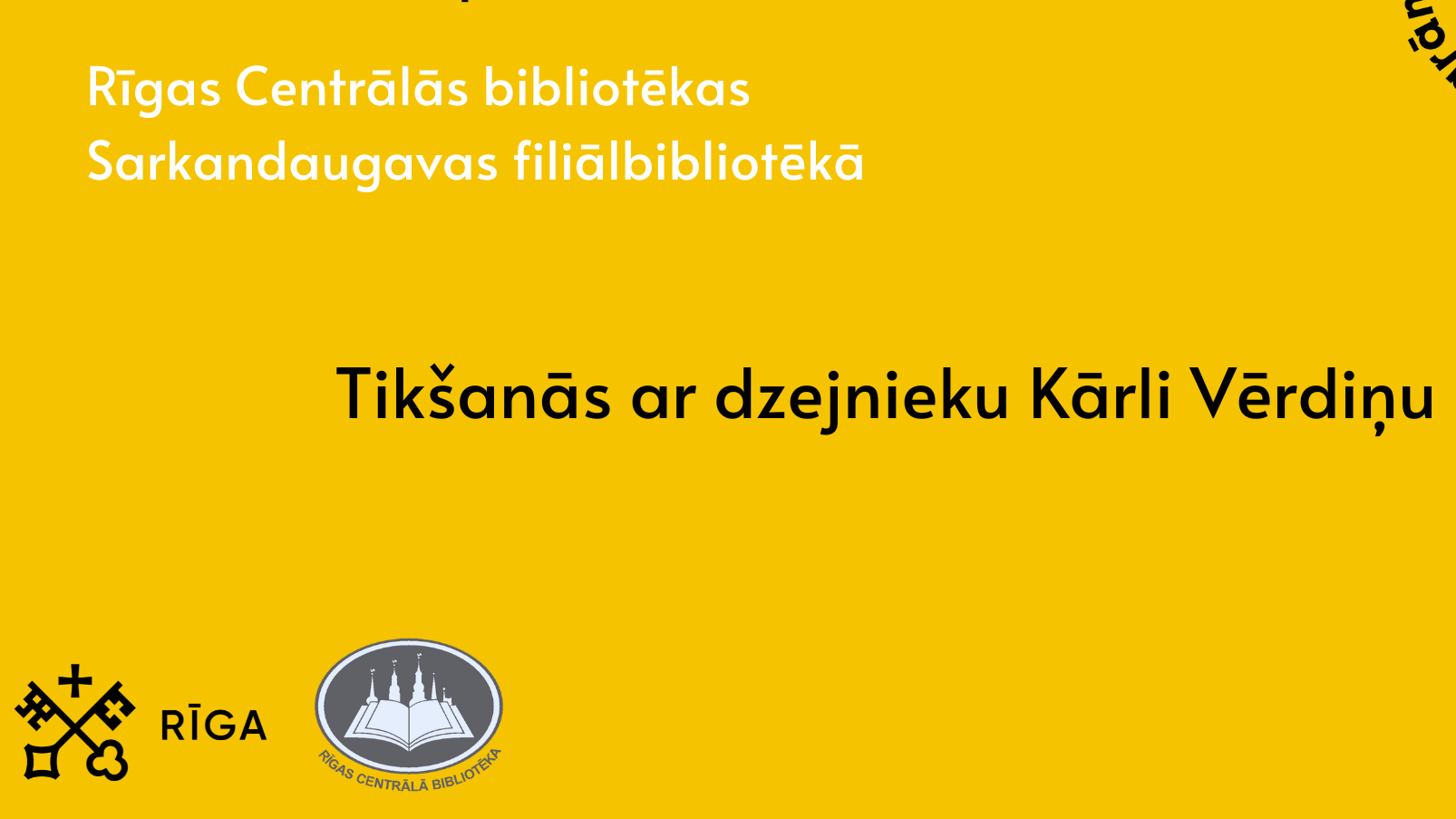 "Latviešu grāmatai 500" tikšanās ar Janu Bārtulu un Kārli Vērdiņu