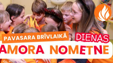 Pavasara dienas FLAMORA NOMETNE Rīgas 64.vidusskolas sākumskolā