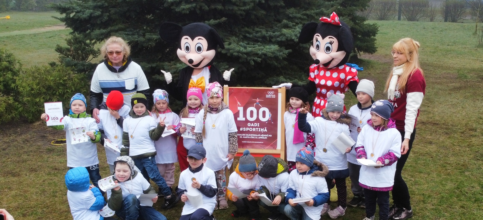 Olimpiskā diena 2022 Rīgas Bolderājas pirmsskolas izglītības iestādē