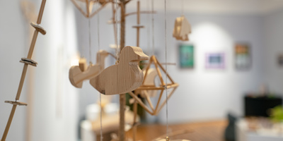 Izstāde "Koks. Zaķi un citi meža iemītnieki"